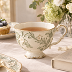 Velnqia™ Seraphine — Sculpted Porcelain Teacup