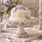 Velnqia™ Marielle — Sculpted Porcelain Cake Stand
