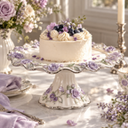 Velnqia™ Marielle — Sculpted Porcelain Cake Stand