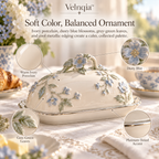 Velnqia™ Aveline — Sculpted Porcelain Butter Dome