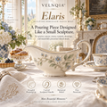 Velnqia™ Elaris — Sculpted Porcelain Sauce Boat