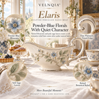 Velnqia™ Elaris — Sculpted Porcelain Sauce Boat