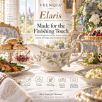 Velnqia™ Elaris — Sculpted Porcelain Sauce Boat